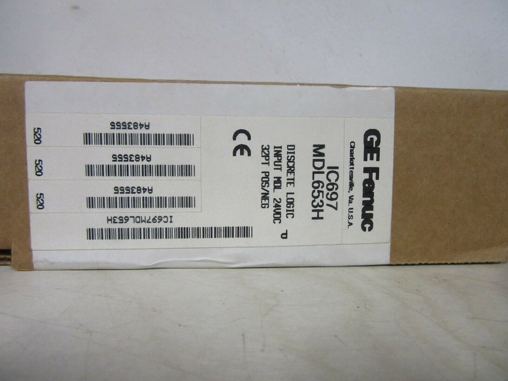 GE Fanuc IC697MDL653H Discrete Logic Input MDL 24VDC 32PT POS/NEG