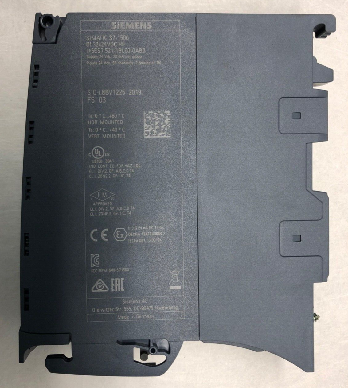 Siemens SIMATIC S7-1500 6ES7 521-1BL00-0AB0 -gebraucht, used-