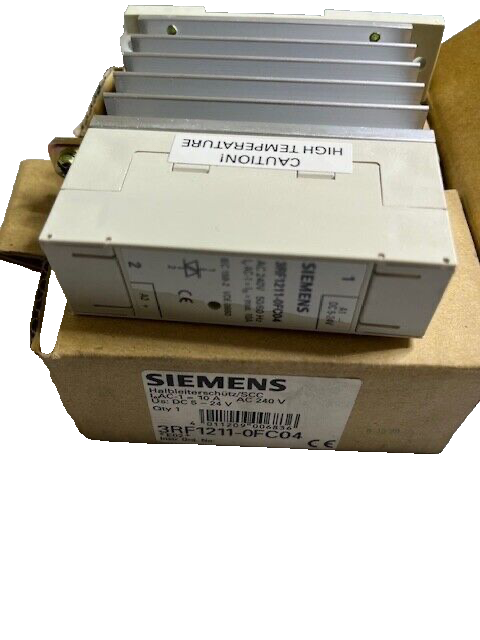 SIEMENS Halbleiterschütz 3RF1211-0FC04 - 5-24VDC-10A-240VAC
