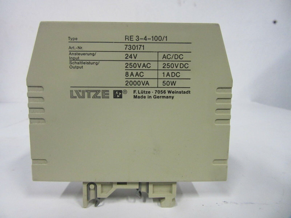 Lütze Type RE 3-4-100/1 Variocompact 24V