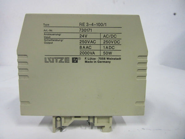 Lütze Type RE 3-4-100/1 Variocompact 24V