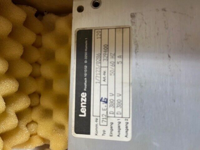Lenze DS Spannungssteller Typ: 712_E.16 Art.-Nr. 329400