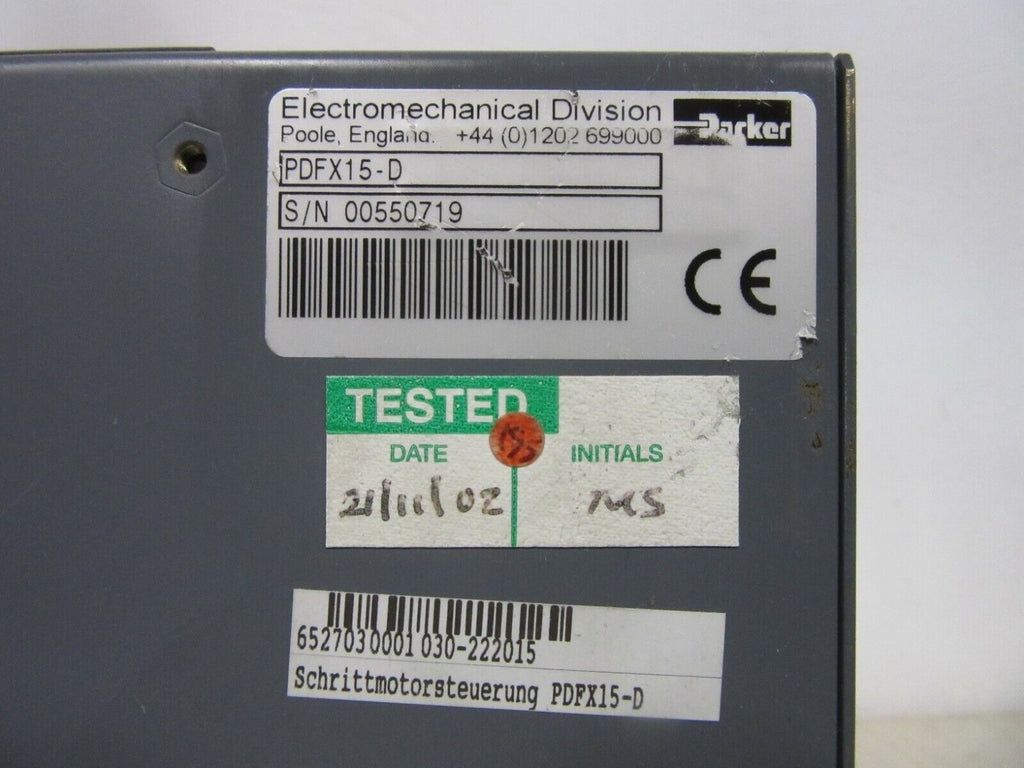 Parker Electromechanical Division Motorsteuerung PDFX15-D