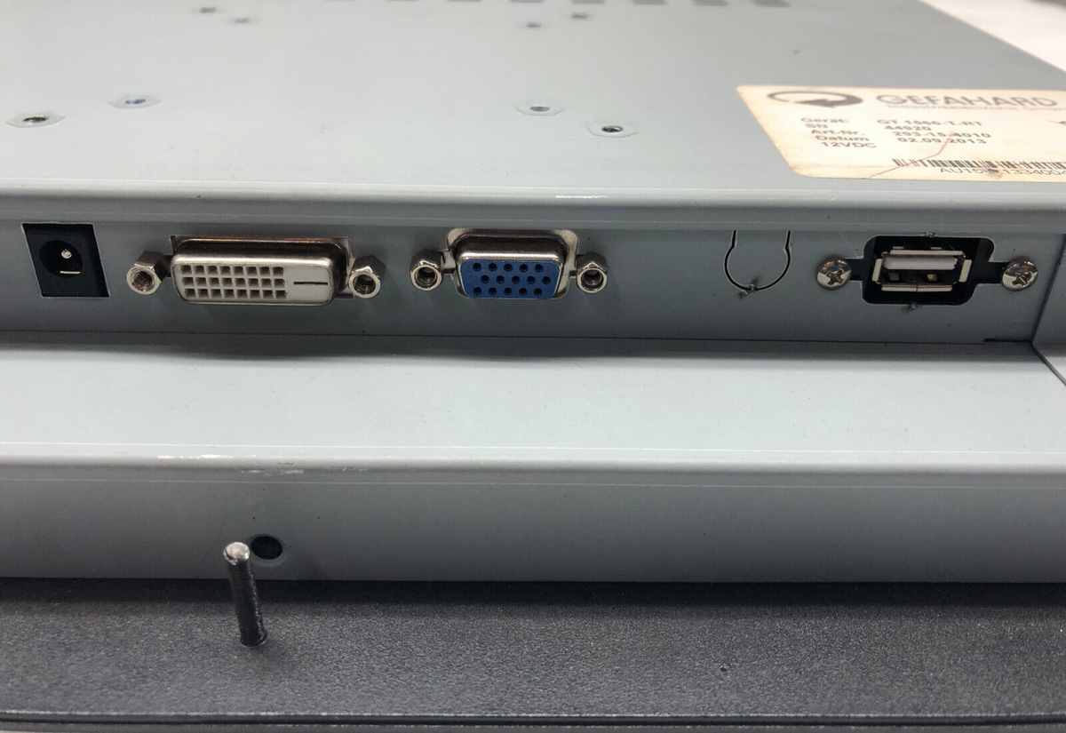 GEFAHARD GT 1566-T-RT Touch Monitor