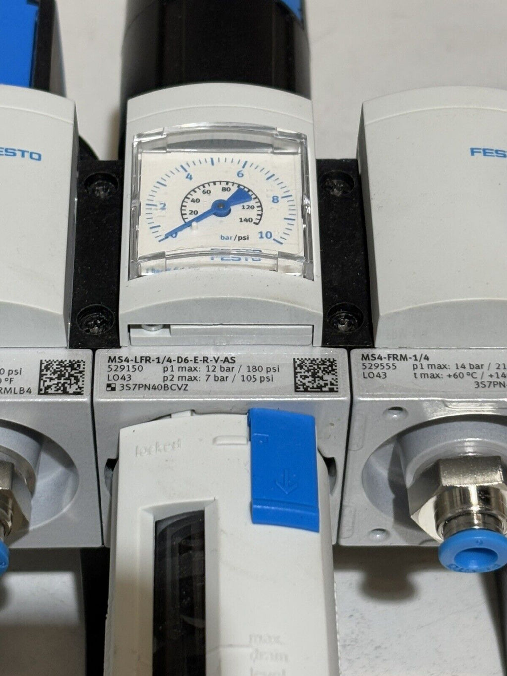 FESTO Wartungseinheit mit 541258, 529150, 529555, 529482 2pcs.