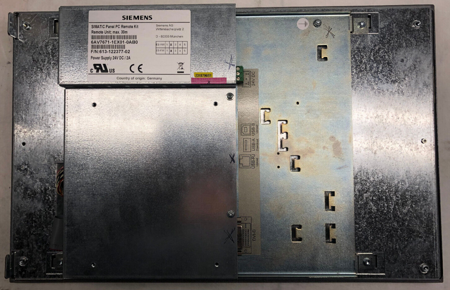 Siemens 6AV7671-1EX01-0AB0 E: 02 Panel PC Remote Kit mit Panel 15T 677/877 ROHS