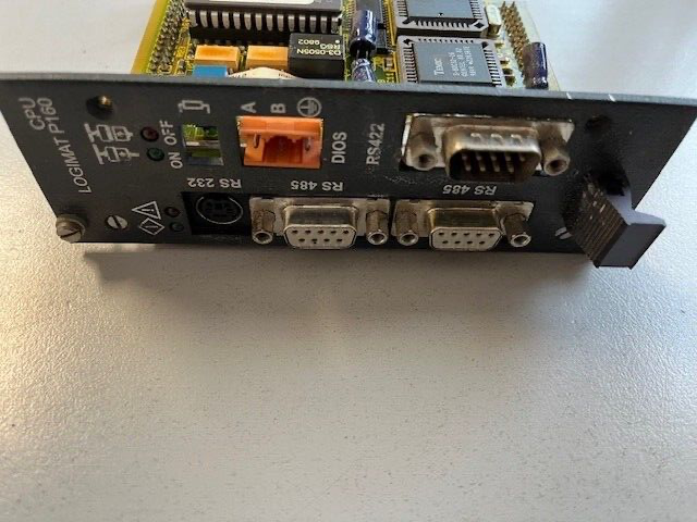 SECO Moeller Setex PLC CPU Logimat P160 P 5.6 NO.320000 + Dios Modul