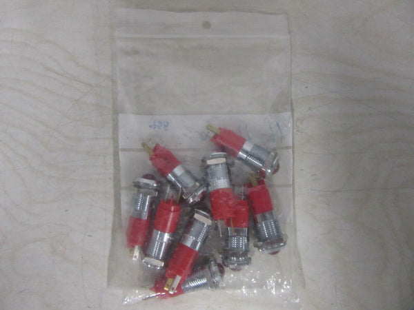 EAO 17-220350 Leuchtmelder 14mm LED 10mm 24VDC rot -9pieces-