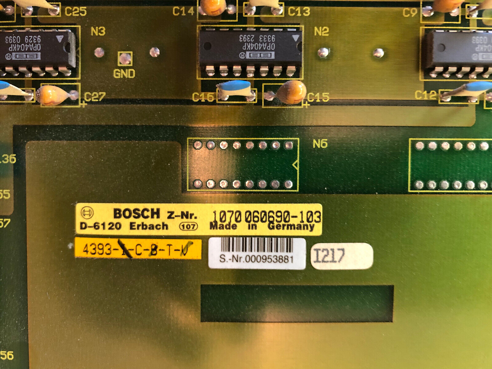 BOSCH SQ16 current source 1070 060690-103