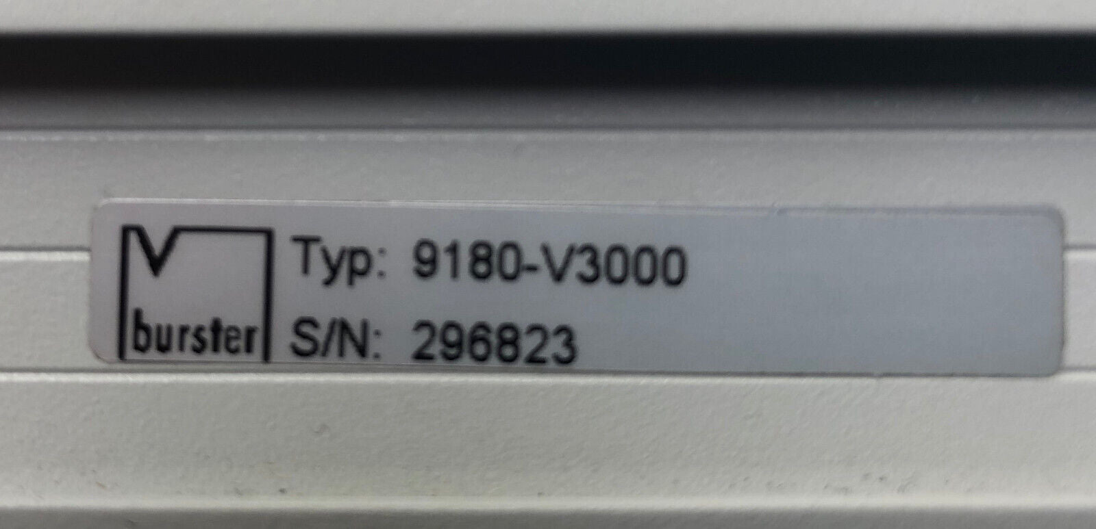 Burster Digitalanzeiger 9180 V3000