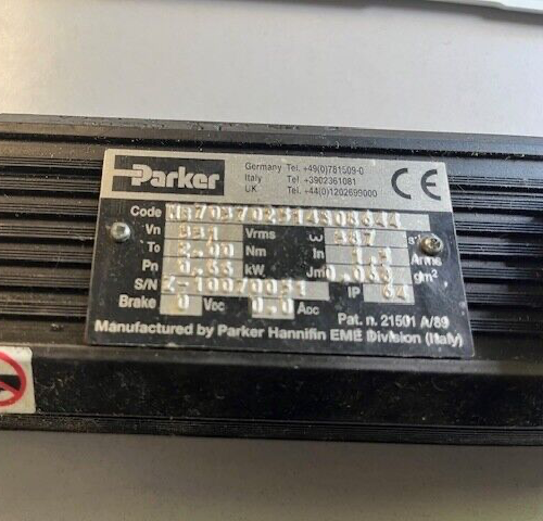 Parker SERVOMOTOR MB703702514S08644