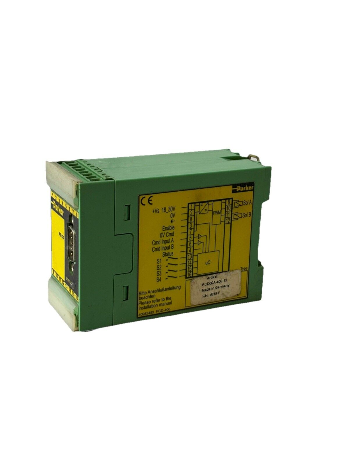 Parker PCD00A-400-12 Verstärkermodul RS-232
