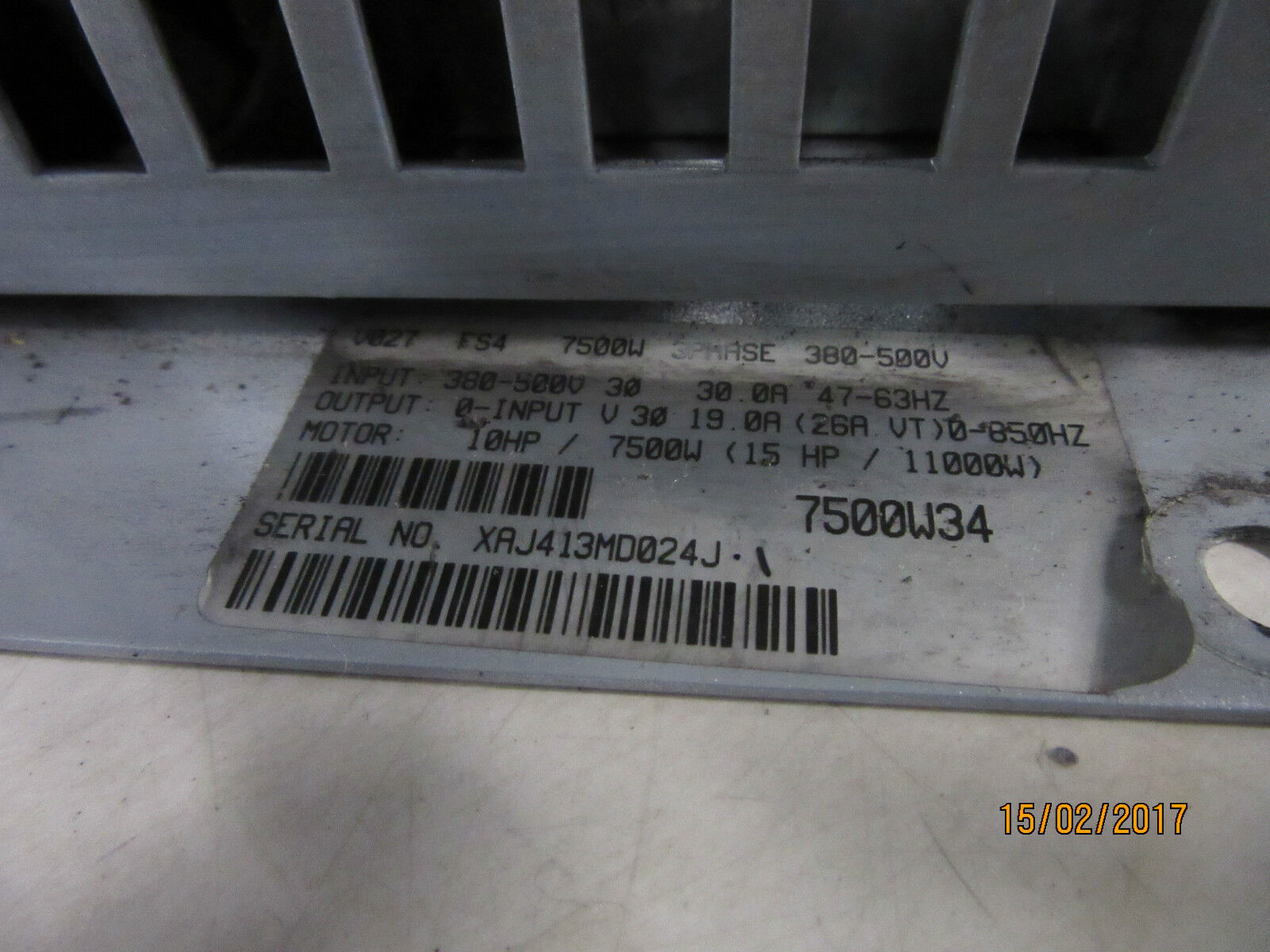 Siemens Midi Master 6SE3121-7DG40 Input: 30.0A Output: 19A -used-