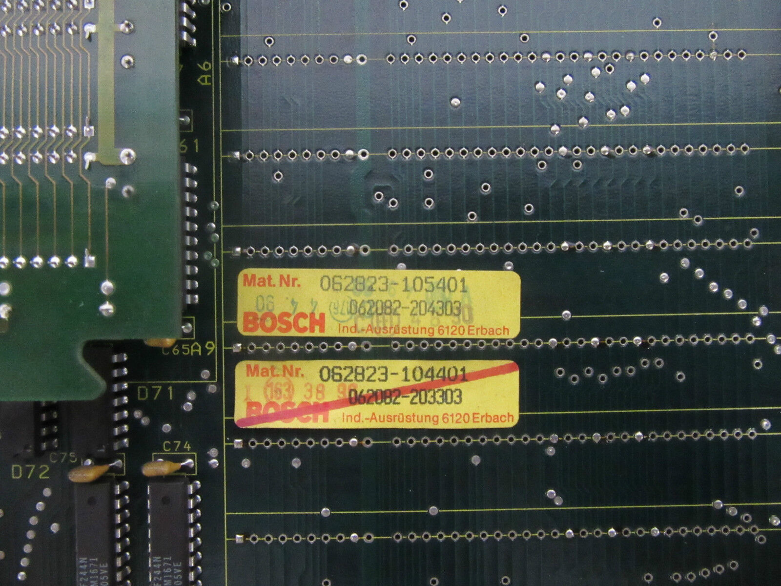 Bosch CNC EPROM-Modul Mat. Nr. 062823-105401 + 062086-203401