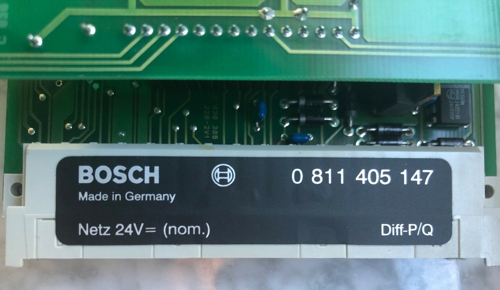 BOSCH Ventil Verstärker 0811405147 Diff-P/Q