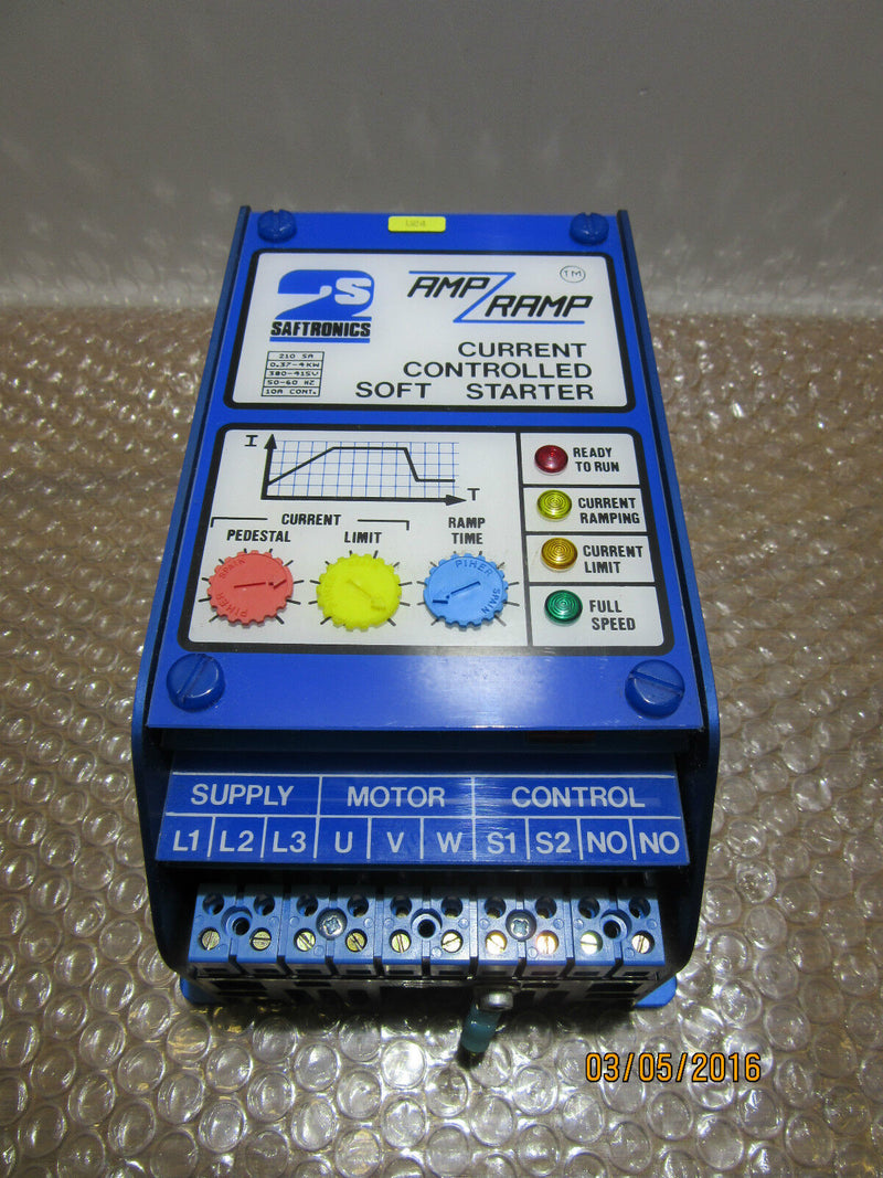 Saftronics Current Controlled Soft Starter | AMP RAMP  | used