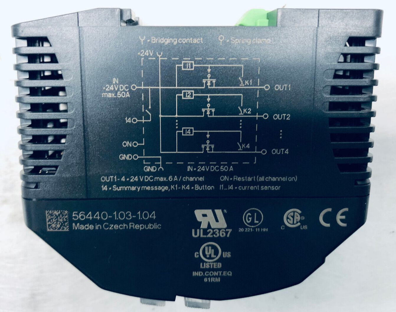 MURR Elektronik MICO Basic 4.6 Lastkreisüberwachung, 4-kanalig 9000-41064-060000