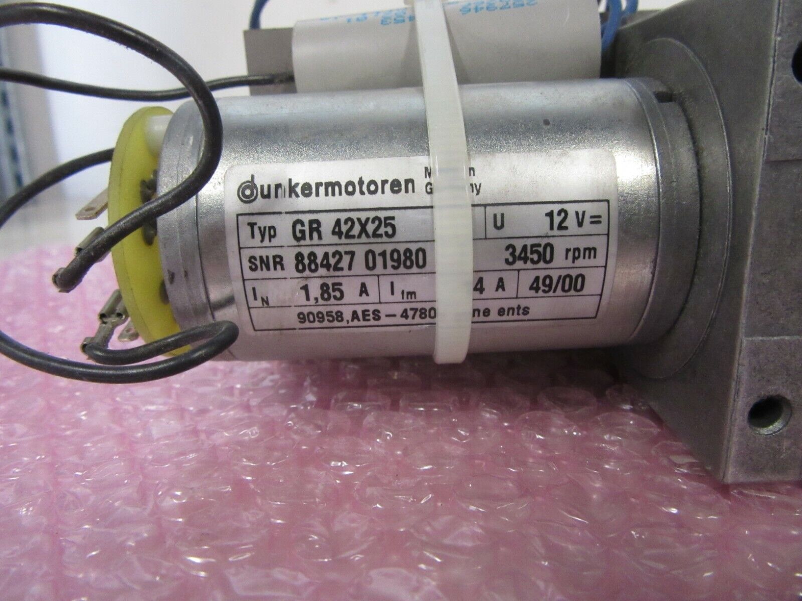 Boewe Systec kU1 0047 Dunkermotoren GR 42x25 12V  ZG60 88823 01170