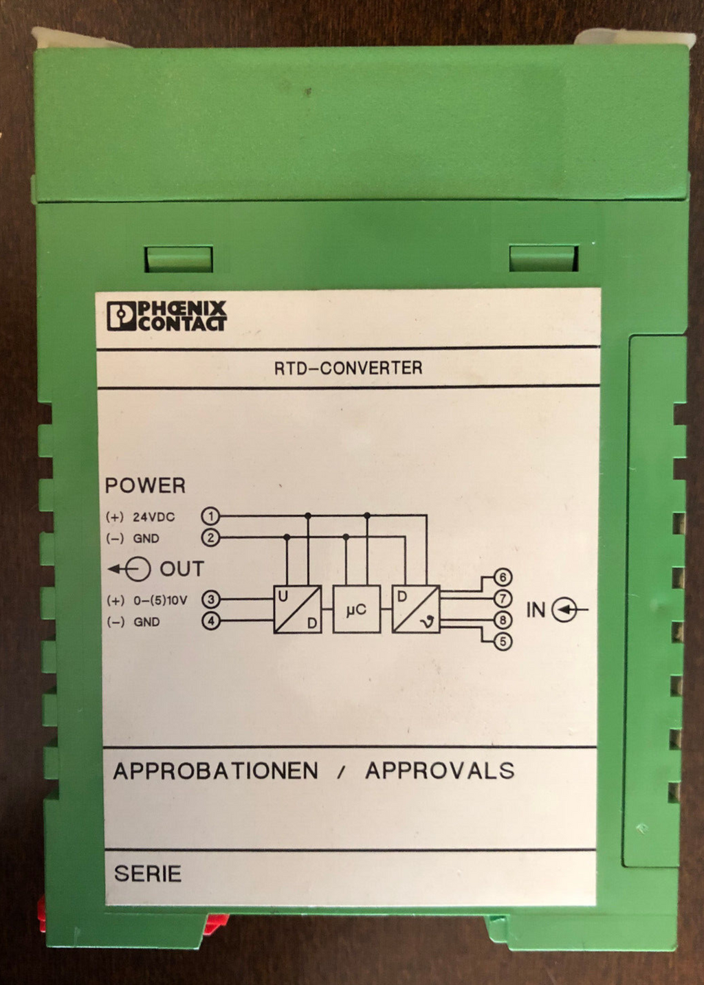 PHOENIX CONTACT RTD-Converter MCR-RTD/U Art.-Nr. 2808349