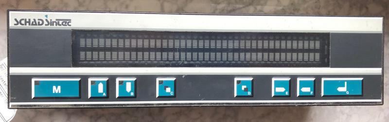 SCHAD SINTEC S-KF2 Art.-Nr. 1000 -used- Klartextterminal
