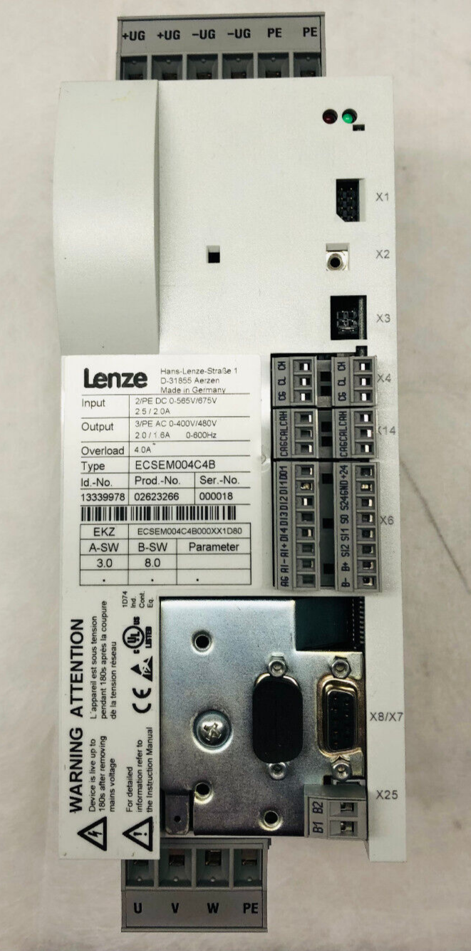 LENZE ECSEM004C4B Inverter ID.-Nr. 13339978
