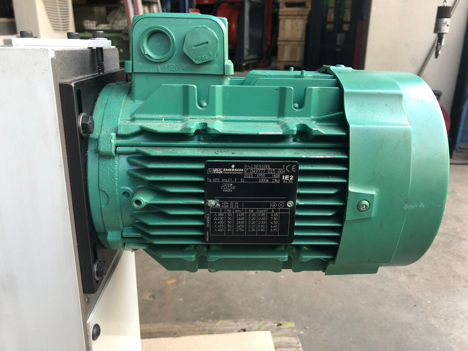 Emerson Antriebseinheit 2,2 KW 6206 ZZ03  mit BSI BS18P