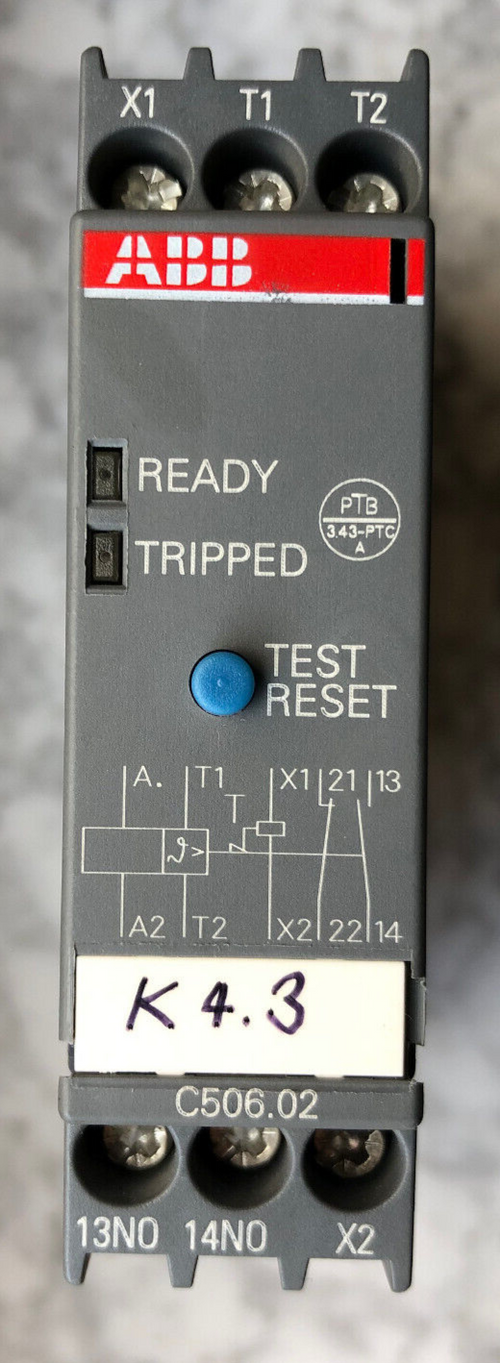 ABB  1SAR600211R0006 C506.02 Thermistor Schutzrelais