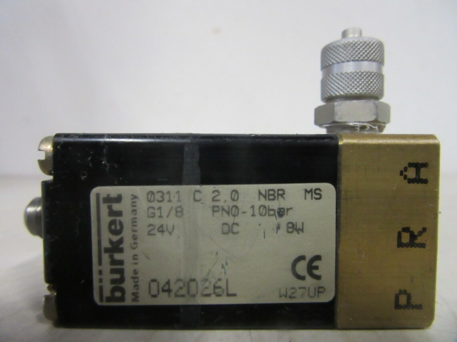 Bürkert Burkert 0311 C 2,0 NBR MS Magnetventil