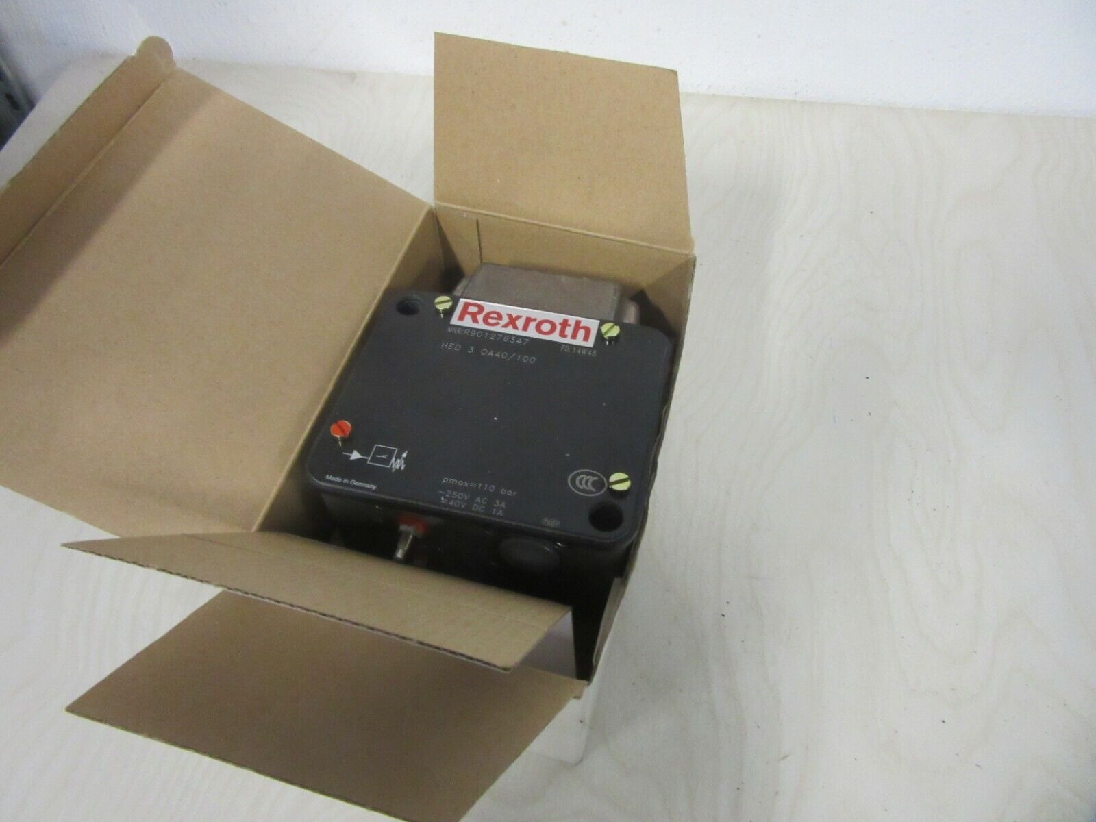 Rexroth HED 3 0A40/100 Druckschalter R901276347 pmax=110 Bar