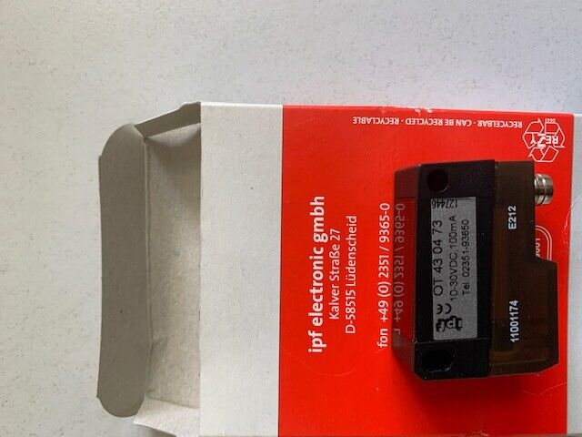 IPF electronic sensor opt.taster OT 43 04 73