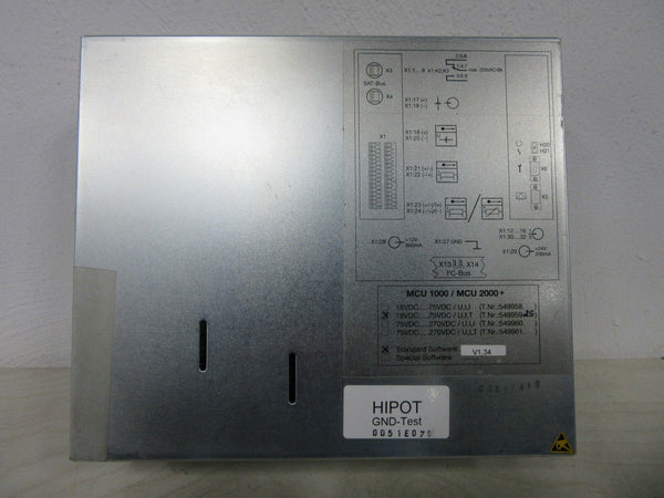 MCU 1000 MCU2000  T.NR.: 549959.25 Universalüberwachung