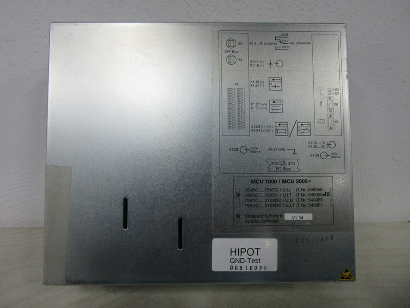 MCU 1000 MCU2000  T.NR.: 549959.25 Universalüberwachung