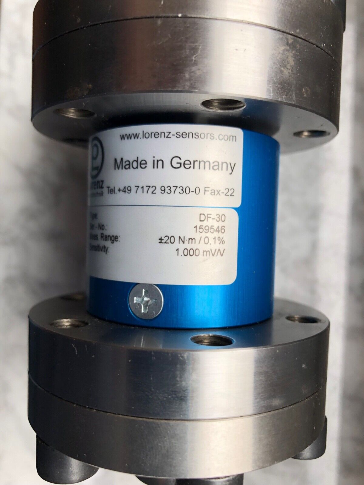Lorenz Sensors Reaktiver Drehmomentmessflansch DF-30  +/- 20Nm