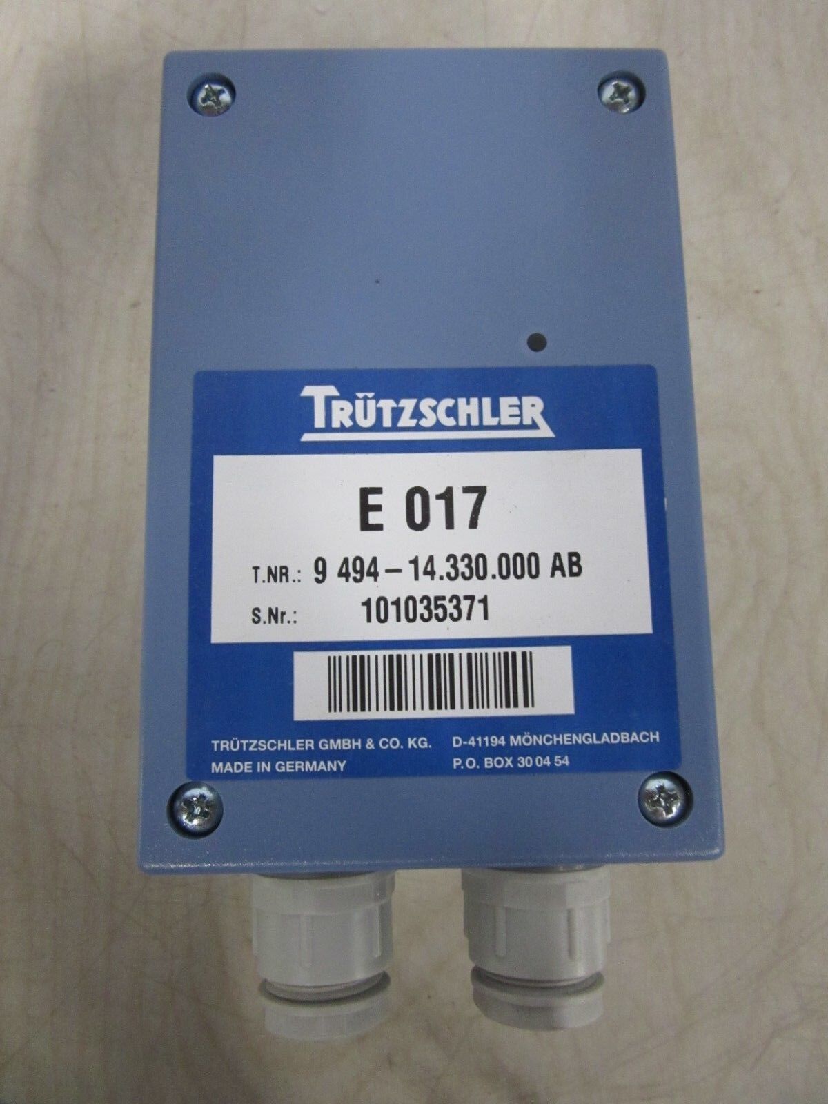 Trützschler E 017 9 494-14.330.000 AB Lichtschranken - Empfänger