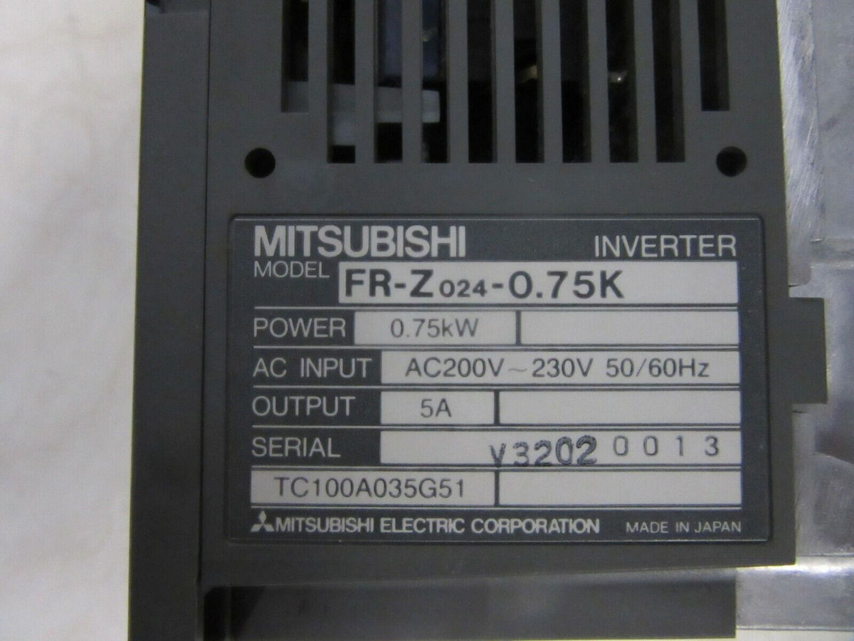 Mitsubishi FR-Z024-0.75K Power: 0.75kw Output: 5A