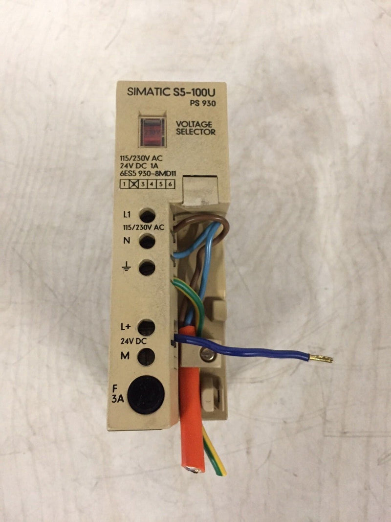 Siemens Simatic S5-100U 6ES5 930-8MD11 -used-