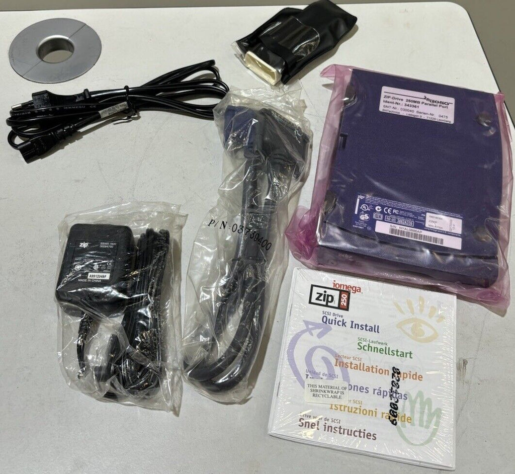 ZIP Drive 250MB Parallel Port, El. Ausrüstung, Mat-nr.: 955143