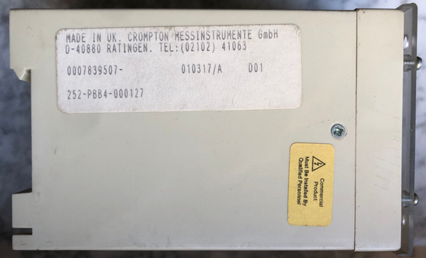 Crompton Instruments Type 252-PBBG
