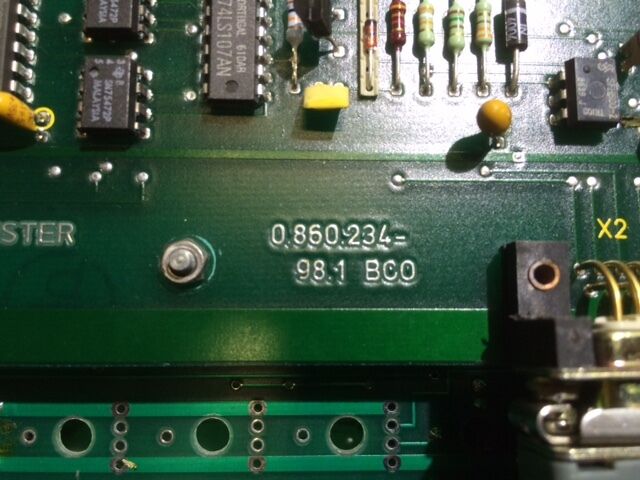 Gildemeister Steuerplatine 0.860.234 98.1 BCO