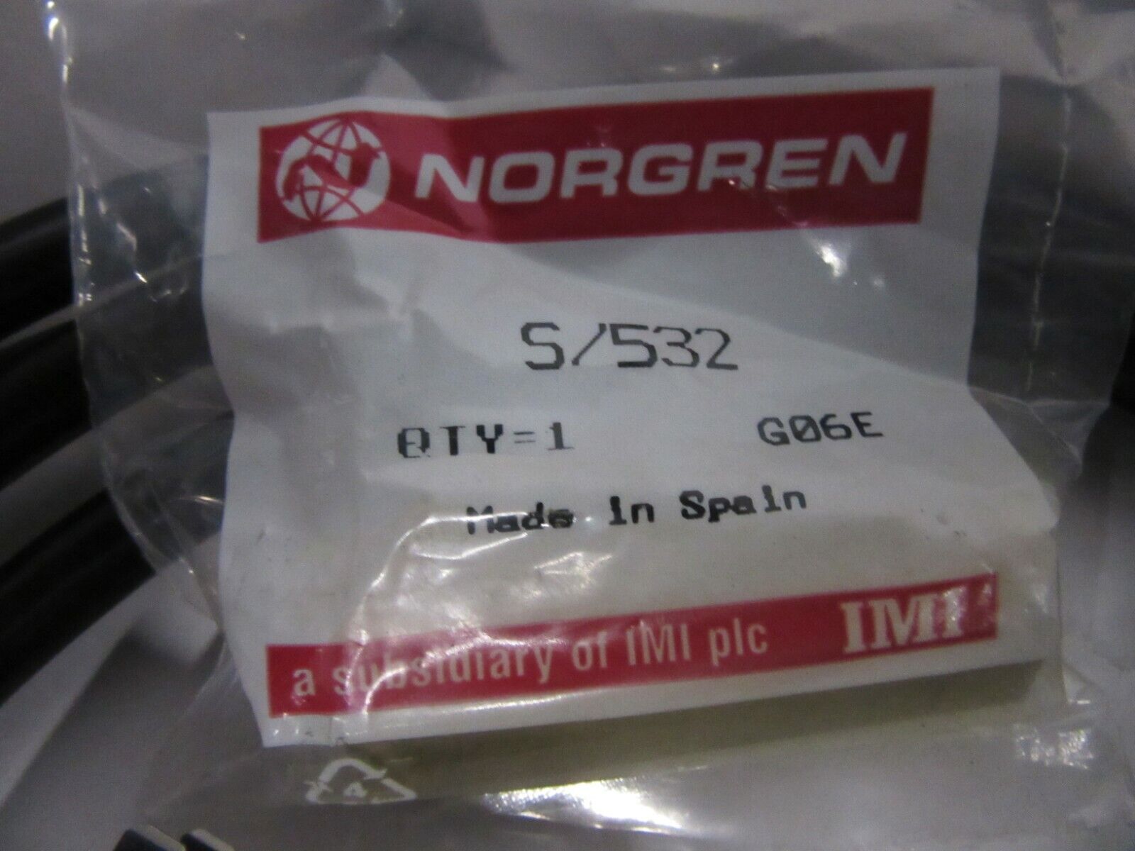 Norgren Magnetventil V61B513A-A2 8 bar Norgren S/532A max16 bar