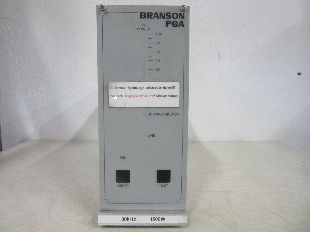 Branson  PGA314 30kHz 1500W