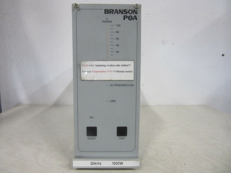Branson  PGA314 30kHz 1500W