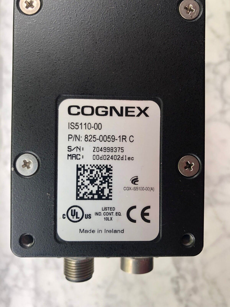 COGNEX IS5110-00 Vision Camera ID Reader P/N: 800-5870-1R C/825-0059-1R C