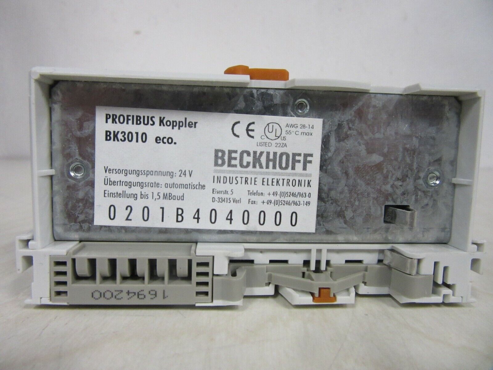 Beckhoff Profibus Koppler BK3010 eco.