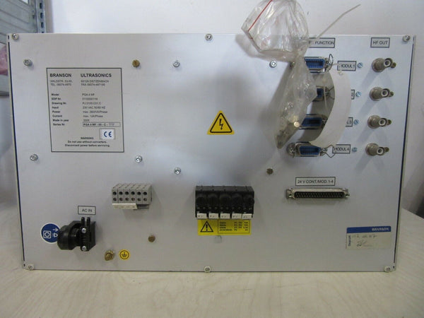 Branson Ultrasonic PGA 4 MF-05-C Rack