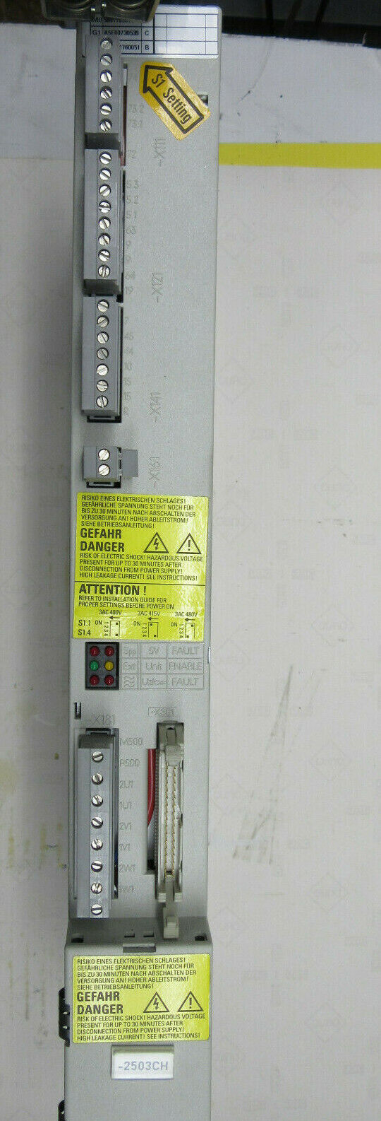 Siemens SIMODRIVE UEB Modul 6SN1112-1AC01-0AA1 E-Stand: G