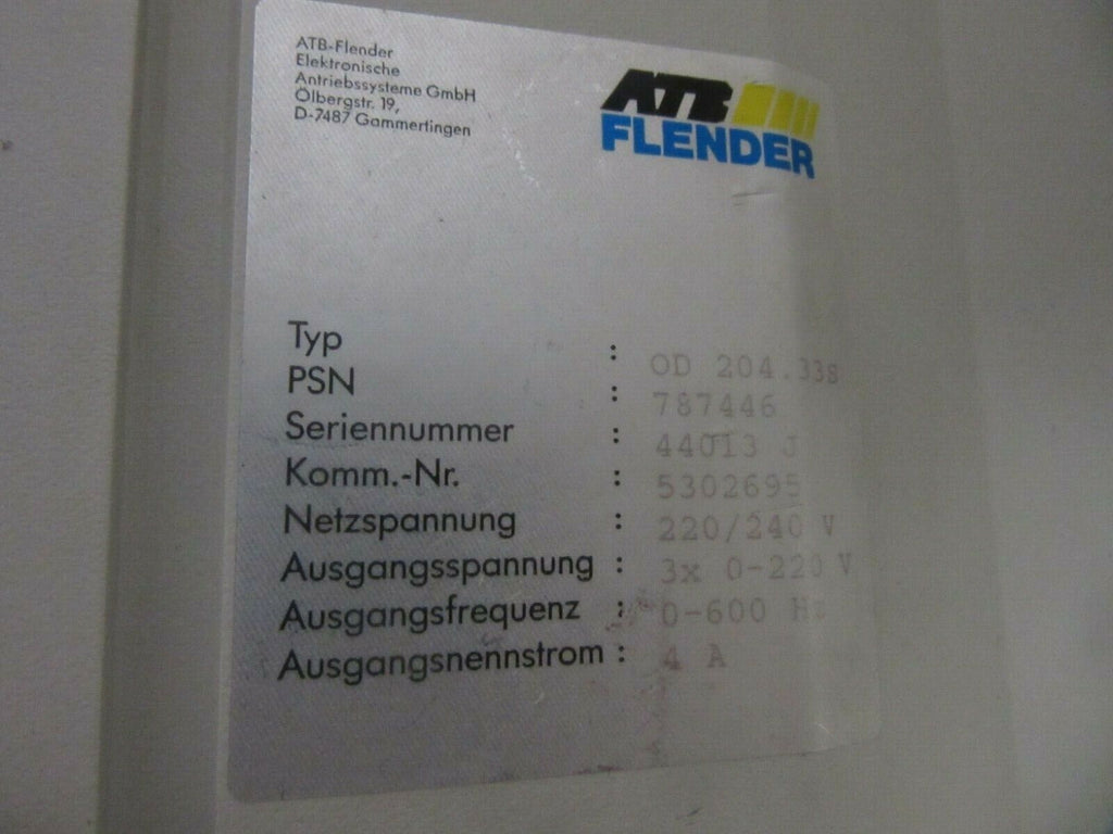 ATB Flender OD 204.33S Frequenzumrichter