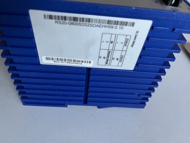 HIRSCHMANN RS20-0800S2SSDAEHH09.0.10 RAILSWITCH