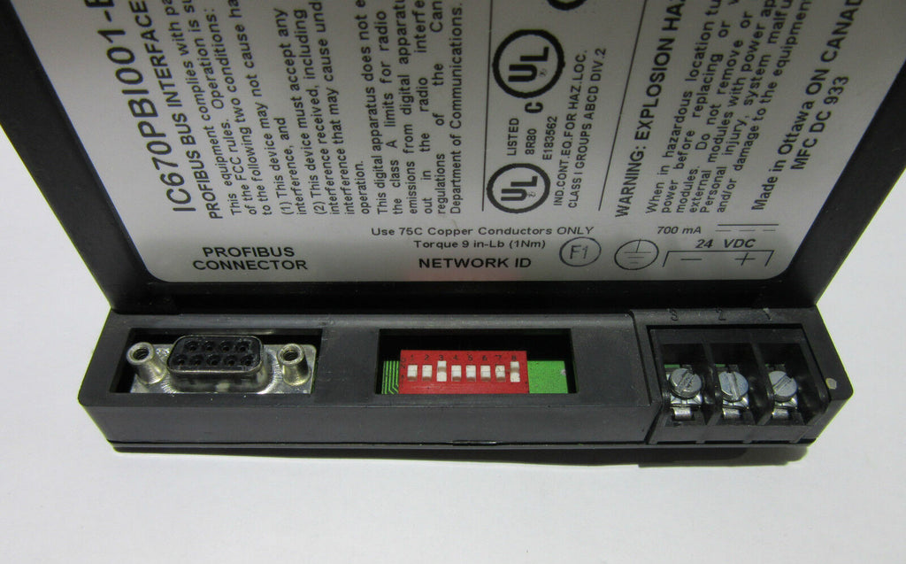 GE Fanuc IC670PBI001-BE PROFIBUS