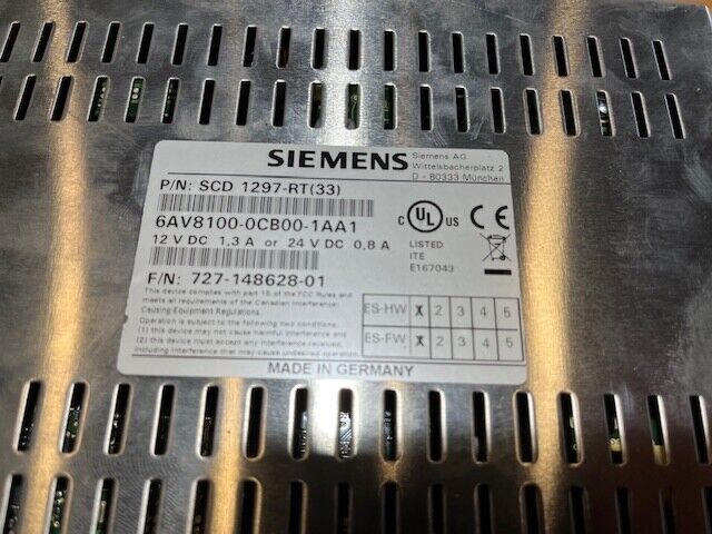 Siemens 6AV8100-0CB00-1AA1